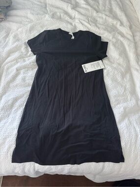 Lululemon Classic Black T-Shirt Dress - Women